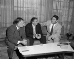 Left to right, Sam J. Rhoades, Tulsa; J. P. Evans Jr., Jackson, Mississippi and Paul L. Davis, Midland