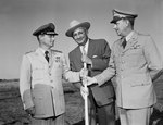 Major General J. B. Montgomery, W. P. Wright, and Colonel Herbert D. Vogel of Dallas by George Dolan