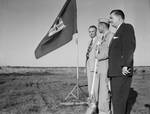 Abilene Mayor C. E. Gatlin, Colonel H. R. Hallock and French M. Robertson