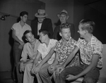 Leon Benton, Willie Wright, Charlie Crow, Clarence D. Fisher and Glen Furstenberger, and Detectives Tex Cassidy and Roy Hilts