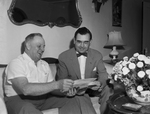 Joe Driskell, left, and Douglas Calverley, British contractor