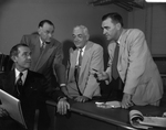 Left to right, Dr. Lee Wilborn, David Sellars, B. C. Shulkey and Otto Nielsen
