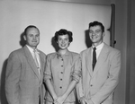 Arthur Murrell, Miss Marilyn Mayer and Bob Finney