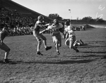 Charles Fields goes five yards for touchdown at Farrington Field. Don Lewis by Al Panzera