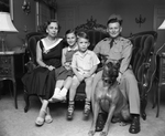 Lieutenant Colonel and Mrs. Raymond Darrah and children