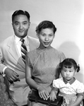 Mr. and Mrs. Franklin Liu and their daughter