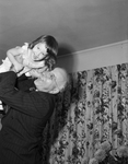 Dr. J. Howard Williams with his granddaughter, Cindy Williams by Wilburn Davis