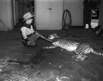 Gary Hellman, shown with African cheetah