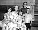 Mrs. John R. Davis and her children