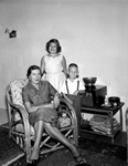 Mrs. L. L. Clayton, Gale Clayton, and Henry Clayton