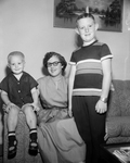 Mrs. Louis M. Weldon and sons, Kent and Billy