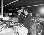 Charles Emold and Edward J. Sieger at Levine's Department Store