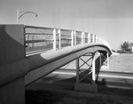 Bridge that won a national award for design spans the North-South expressway, Fort Worth, Texas