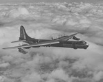 RB-36 reconnaissance model of its sister ship B-36 shown in-flight