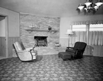 Interior of the Robert M. and Margie Drewry family residence, 4332 West Clayton Road, Fort Worth, Texas