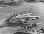 The first of 116 B-58 Hustlers produced by Convair