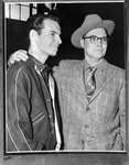 Sam Bates, Jr. right, with father Sam Bates, Sr.