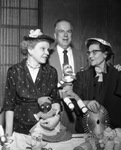 Mrs. Willie Fay Lewis, left, Roy M. Naugle and Mrs. M.J. Guthrie