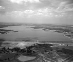 An airview of Lake Arlington