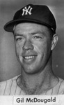 Gil McDougald, outfielder for the New York Yankees baseball club