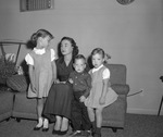 Mrs. Jimmy Garne with her children
