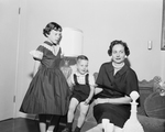 Mrs. Jack T. Clark with her children