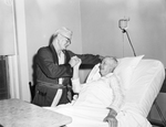 George E. Tucker, left, and Robert Wade McCauley first cousins in Hospital reunion