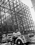 Southwestern Bell Telephone's steel frame for a nine-story building by Bob Bain