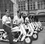 Six of the 18 performers in Fort Worth's Moslah Shrine Motor Scooter Corps are performing in San Antonio at the state Shrine convention