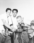 Fort Worth Junior Invitational tennis tournament: Hal Sparks , Adan Lopez, and Butch Newman