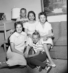 Mrs. Jack W. Williams and her children