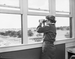 Grand Observer Corp...Mrs. Lorena Rochefort looking out from new tower