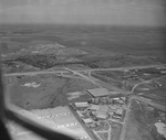An airview of Loop 217 with Katy railroad underpass at right