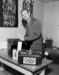 Elmer Brown packing to leave for Germany