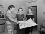 left - right Mrs. Cecil E. Mallow, Mrs. P. Walton Clampitt, and Mrs. Robert J. Prater