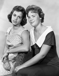 Judy Bernath, left visiting Sue Ann Gibson