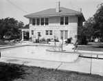 The L-shaped pool at the home of Mr. and Mrs. Doren Pulliam