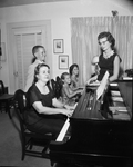 Mrs. Grace Ward Lankford at the Piano
