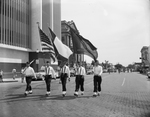 American legion parade color guard