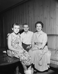 Mrs. Richard Evans, pictured with her children