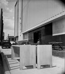 Civil Courts Building with Men Carrying in Furniture