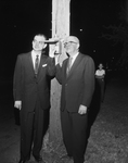 Arlington Mayor Tommy Vandergriff and Sam F. Wine of Texas Electric Service Company