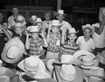 Royal Ambassadors Try On Fort Worth Made Texas-Style Hats