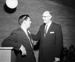 Rev. W. G. Johnston and Dr. J. F. Walvoord at Dedication of McKinney Memorial Church