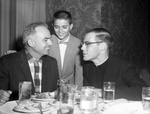 Jerome Parker, John Lopez III, and Rev. Joseph Scantlin at the Luncheon Given By Fort Worth Serra Club for Future Priest