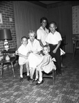 Mrs. Lewis M. Cutter, with grandchildren Lewis Moore Cutter, Jr., Lydia Ann, Jennifer Leight and John Stephen