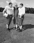 Tech Football. Ted Moose, Coach Bill McPherson and Aubrey Kelly