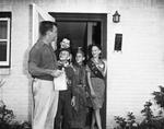 Willard C. Smith family. Mr. Willard Smith, Mrs. Smith, David, Willard, Jr. and Joy