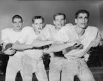 Handley backfield. Clayton Bratcher, Kenneth Williford, Hamp Latta and Bryan Gregory
