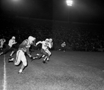 Denton football action. Billy Harris with ball